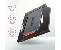 AXAGON Rama do napędu dysków optycznych na SSD/HDD 2.5”, LED,9.5mm RSS-CD09 - 1211988 - zdjęcie 2